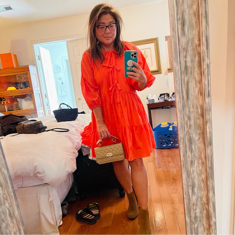 Cinq a Sept Lynn Puff Sleeve Mini Dress Sz 10 (M), NWOT Ret $365, now $79!